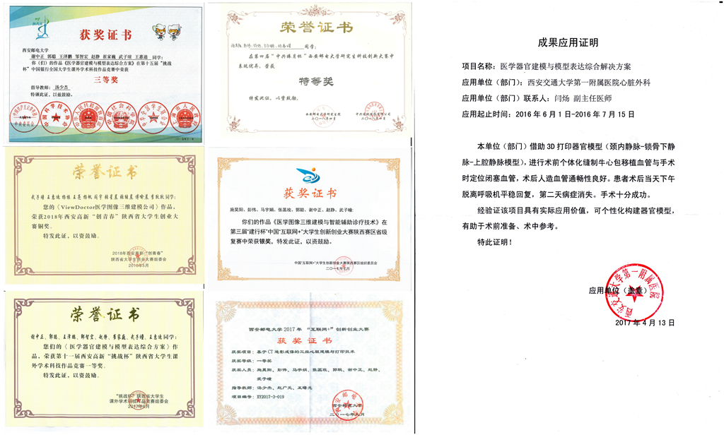 项目部分荣誉